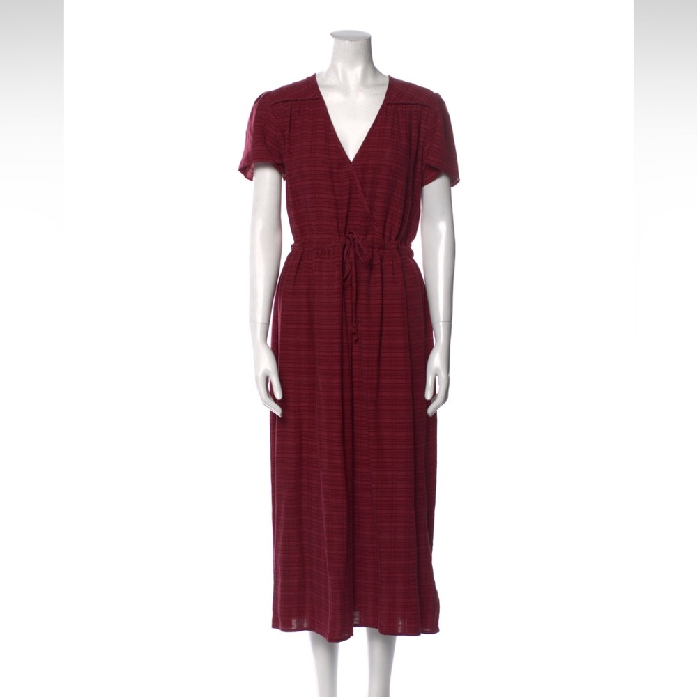 Red woven Dawn dress